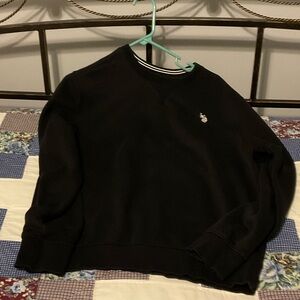 U.S. Polo Assn. Black Crewneck Sweater